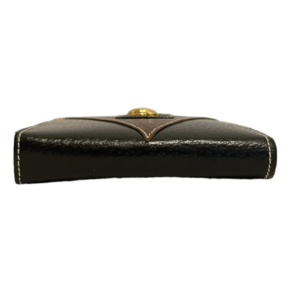 RARE & UNIQUE Vintage GUCCI Bi-Fold Two-Tone Leather Wallet Made in Italy - Picture 7 of 13